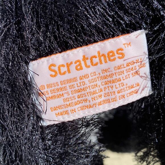 Black Cat Sound Motion Halloween Decor Vintage RUSS Scratches Kitty Purple Green - Picture 3 of 14